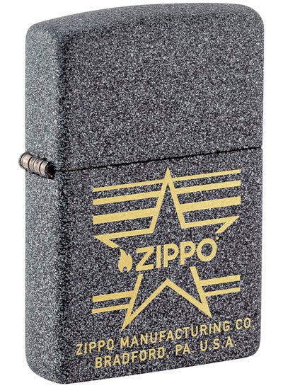 Buy Zippo 48711 211 Zippo Star Design Iron Stone Windproof Lighter in UAE