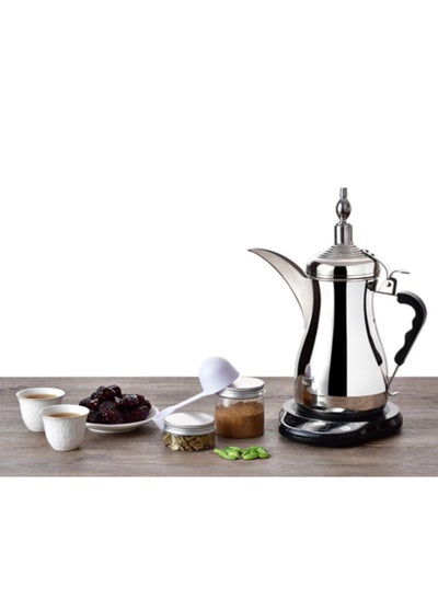 Buy Electric Coffee Maker Chrome (1000ml). Turkish Coffe Maker | Samovar Tea Maker GA-C91839 in UAE