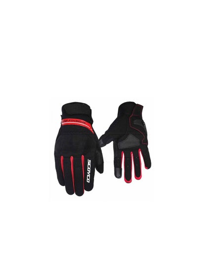 اشتري Scoyco MC75 Gloves for Motorcycle Riders MC75-RED-M Medium في الامارات