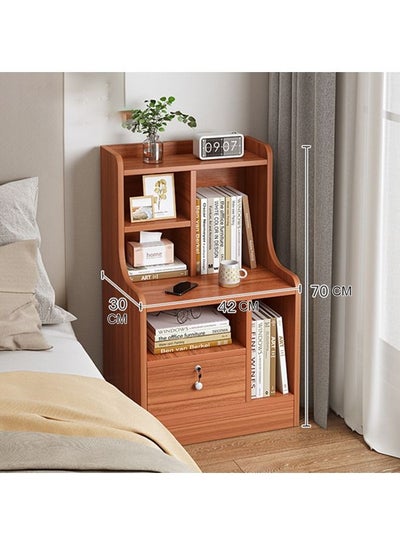 Buy Bedside Multifunctional Table with Storage And Drawers in UAE