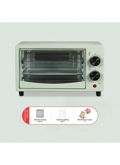 اشتري Compact Dual-Layer 12L Multi-Function Electric Oven timing light green timing light green في الامارات