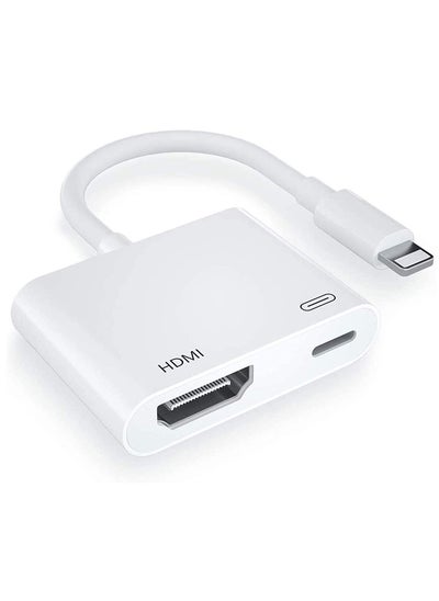 اشتري Lightning To HDMI AV Adapter White في الامارات