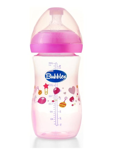 Buy Natural Feeding Bottle 280 Ml - Pink in Egypt