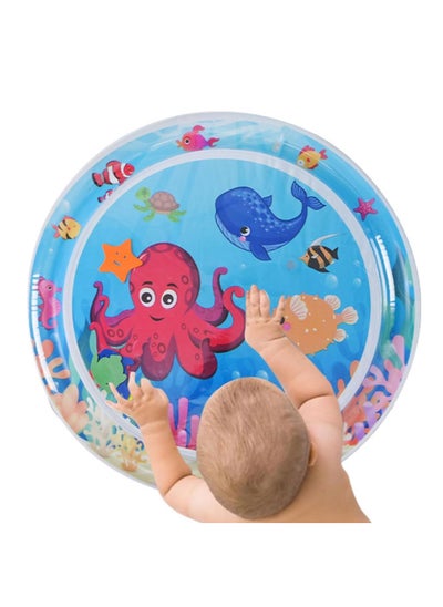 Buy ECVV Tummy Time Water Mat for Baby, Kids Inflatable Water Play Mat for Infant/Toddlers, Baby Water Pad Sensory Toy for Early Development Activities in UAE