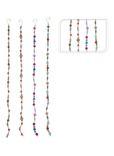 Buy Xmas Garland With Acrylic Beads Assorted 1 Piece in UAE