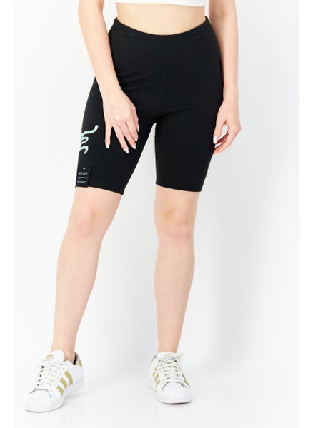 Buy Women Sportswear Fit Cycling Shorts, Black Combo in UAE