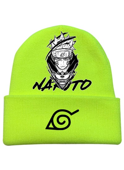 Buy Naruto Knitted Cartoon Printed Hat in Saudi Arabia