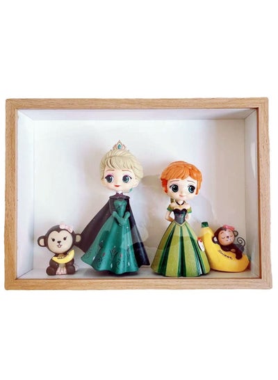 اشتري 3D Picture Frame Display Case Box for Memorabilia Baby Items Wedding Memories Crafts Tickets And Photos في السعودية