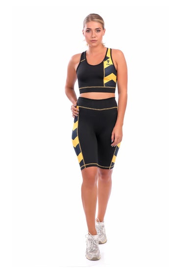 Buy ARRORA-BLACK SPORTS BRA AND LEGGINGS SET in Egypt