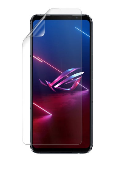 اشتري Flexible TPU Screen Protector Designed For Asus ROG Phone 5s Clear HD Self Healing Unbreakable Film في الامارات