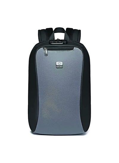 Buy Ozuko 9497 Waterproof High Capacity Backpack With Fixed Belt And Protective Layar - Grey in Egypt