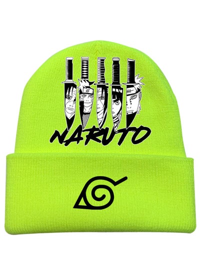 Buy Naruto Knitted Cartoon Printed Hat in Saudi Arabia