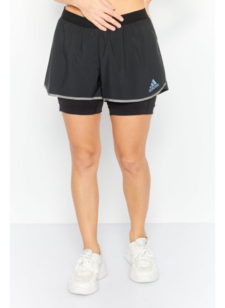 اشتري Women Sportswear Fit 2 In Ruining Short, Black في الامارات