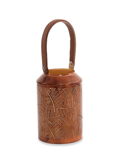 اشتري Gretta Lantern, Brown - Small, 15x23 cm في الامارات