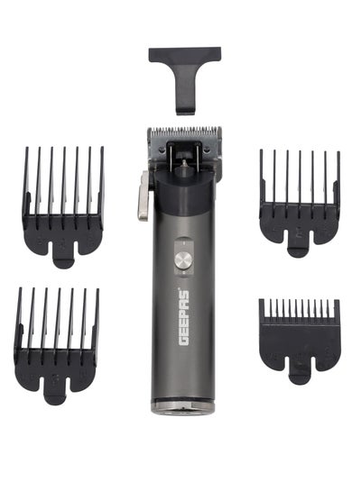 اشتري Rechargeable Professional Hair Clipper  | Cordless with 4 Guide Comb | Comes with Brush and Oil | Cutter Head Adjustment | 3hrs Working في الامارات