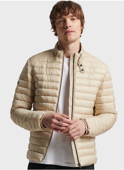 Buy Zippered Puffer Jacket in UAE