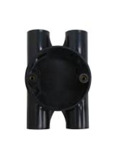 اشتري KNP Heavy Duty 4-Way Junction Box Pipe Fitting 20MM is a versatile and robust solution for creating secure connections in various piping systems. في الامارات