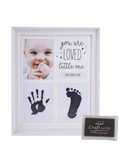 اشتري Baby Handprint And Footprint Kit Baby Foot And Handprint Kit For Newborn Baby Girls And Boys Baby Shower Gifts Memory Art Picture Frames For Baby Registry Nursery Decor في الامارات