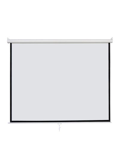 اشتري Manual Projector Screen (White) 180 cm * 180 cm في السعودية