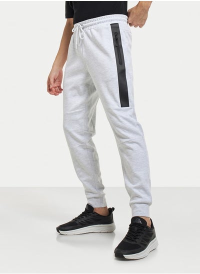 Buy Kappa Solid Joggers with Pockets and Drawstring Closure in Saudi Arabia