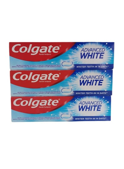 Colgate Advanced White Fluoried Toothpaste 100ml Pack of3 price in UAE ...