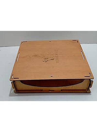 اشتري Wooden Box 25X25X5Cm في مصر