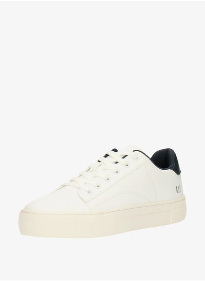 اشتري Men's Logo Print Sneakers with Lace-Up Closure في الامارات