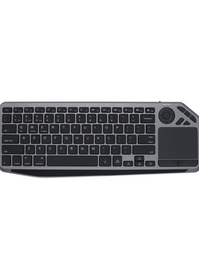 اشتري Wireless Bluetooth keyboard remote control TV computer set-top box touch version keyboard and mouse integrated Bluetooth 2.4G dual-mode keyboard في الامارات