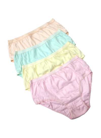 Buy 4-Piece Ladies Premium Cotton Panties in UAE