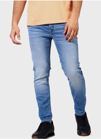 Buy Mid Wash Skinny Fit Jeans in Saudi Arabia