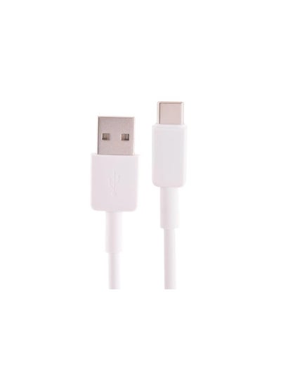 Buy كابل شحن جنرال USB-A إلى Type-C 3A 1 متر - أبيض in Egypt