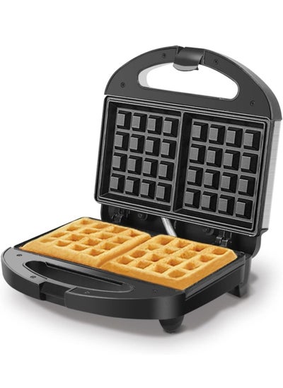 Buy Waffle Maker ,2 SliceElectric Waffle Maker with Safety Lock, Temperature Control, Overheat Protection, and Adjustable Temperature in UAE