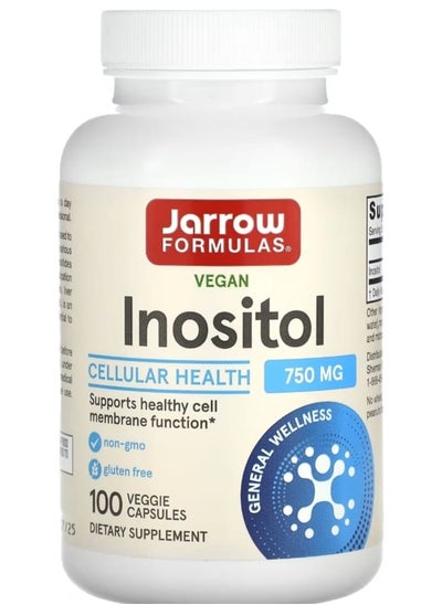 Buy Vegan Inositol 750 mg 100 Veggie Capsules in Saudi Arabia