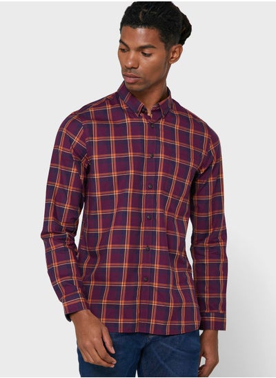 Buy Checked Superfine Mercerized Shirt in Saudi Arabia