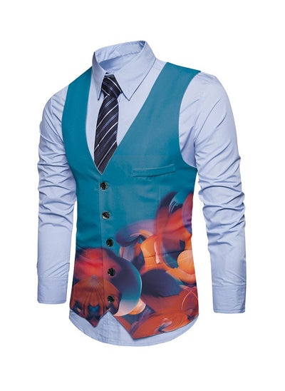 Buy New Fashionable Personalized Printed Men's Suit Vest in UAE