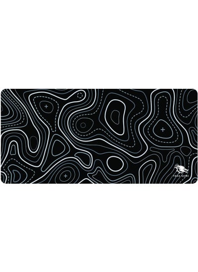 Buy Extended Large Gaming Mouse Pad 120 X 60 cm XXL Full Desk Art style & Mousepad Non-Slip Rubber Base Big Keyboard Mat with Stitched Edges water resist for Gaming from Yasa ( TOPO Black ) in Saudi Arabia