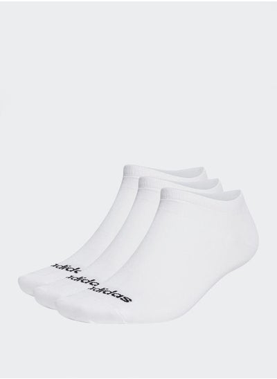 Buy Pack of 3- Thin Linear Low Cut Shoe Liner Socks in Saudi Arabia