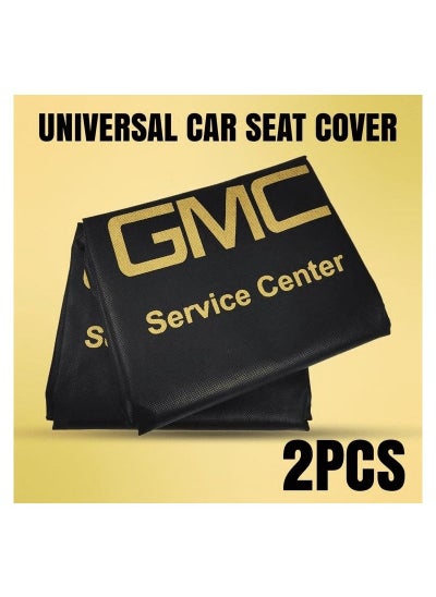 Buy 2 Pcs Set  Car Seat Dust Dirt Protection Cover, Extra Protection For Your Seat, Universal Car Seat Cover, Black in Saudi Arabia