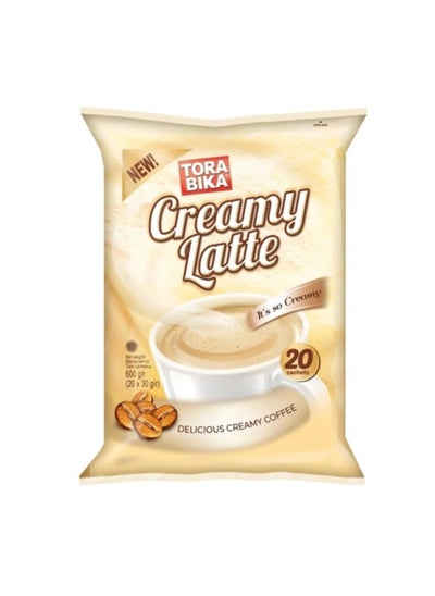 Buy Tora Bika Creamy Latte  20 sachets * 30 g (600g) in Egypt