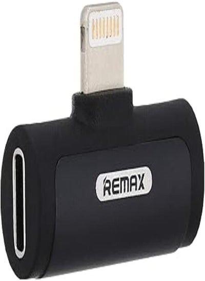 اشتري Remax RL-LA04i Smooth Series Lightning Audio Adapter 12 Volt - Black في مصر