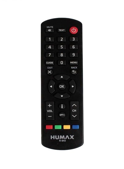 اشتري Remote Control For Humax Receiver R-843 Black في الامارات