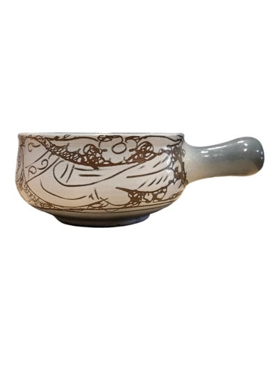 Buy Hand painted porcelain casserole in the shape of a frying pan, 14 cm in Egypt