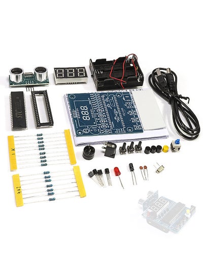 Buy Distance Measuring Loose Parts Distance Measuring Instrument Based On 51 Microcontroller Designed Reversing Radars Alarm DIY Electronic Soldering Kit in UAE