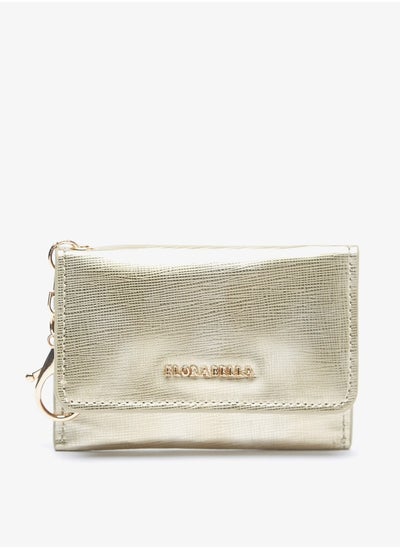 اشتري Women Textured Wallet with Flap Closure في الامارات