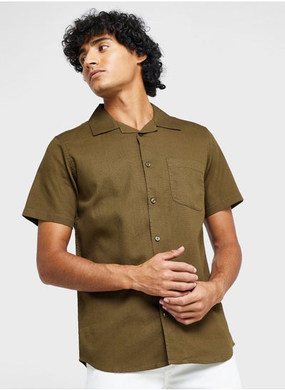 Buy Pure Cotton Casual Double Pocket Shirt in Saudi Arabia