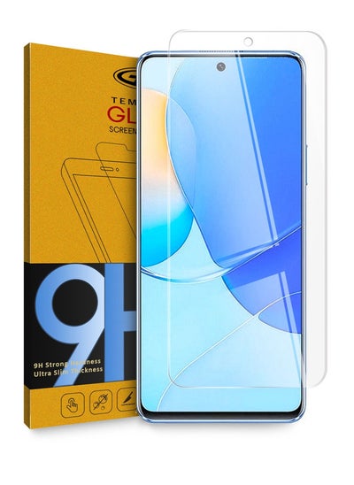 Buy 9H Ultra HD Curved Edges Case Friendly Full Glue Tempered Glass Screen Protector For Huawei Nova 9 SE 2022 - Clear in Saudi Arabia