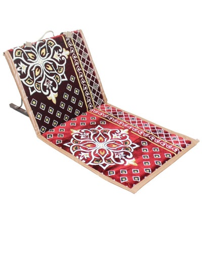 Buy Traditional Arabic Foldable Ground Chair With Adjustable Backrest, Perfect For Trips Picnic Camping And Outdoor Enjoyment Arabic Portable Backrest Chair in Saudi Arabia