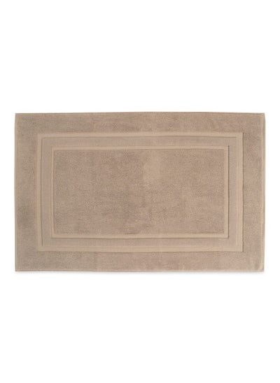 Buy Classic Turkish Luxury Bath Mat, Weathered Teak - 61X91 Cm in UAE