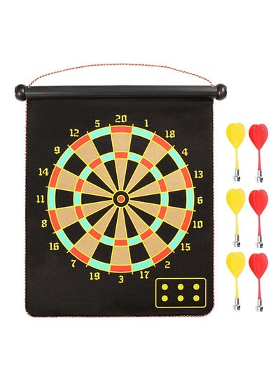 Buy 6-Piece Darts With Magnetic Dartboard in Saudi Arabia