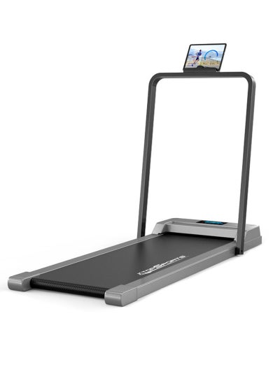 اشتري 1-6KM/H Freely Adjustable Household Small Treadmill with LED Display and Wireless Remote Control, Installation-Free and Foldable في السعودية